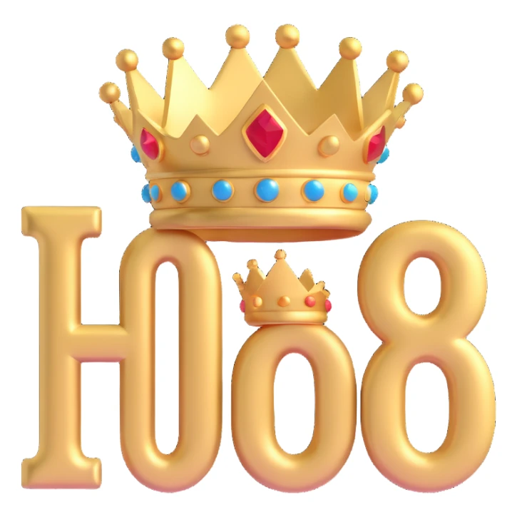 Change the logo to a gold metallic 3D style. The 'SHB' initials and the crown should both be shiny gold, with a deep black background and a premium, powerful look. sticker
