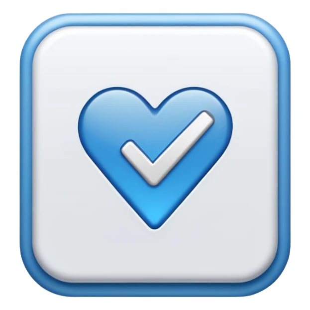 Blue tick in white box for a admin of Roblox sticker