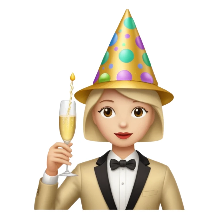 The holiday season party sticker