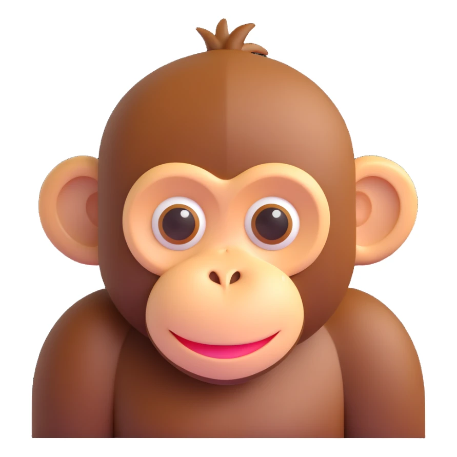 Monkey sticker