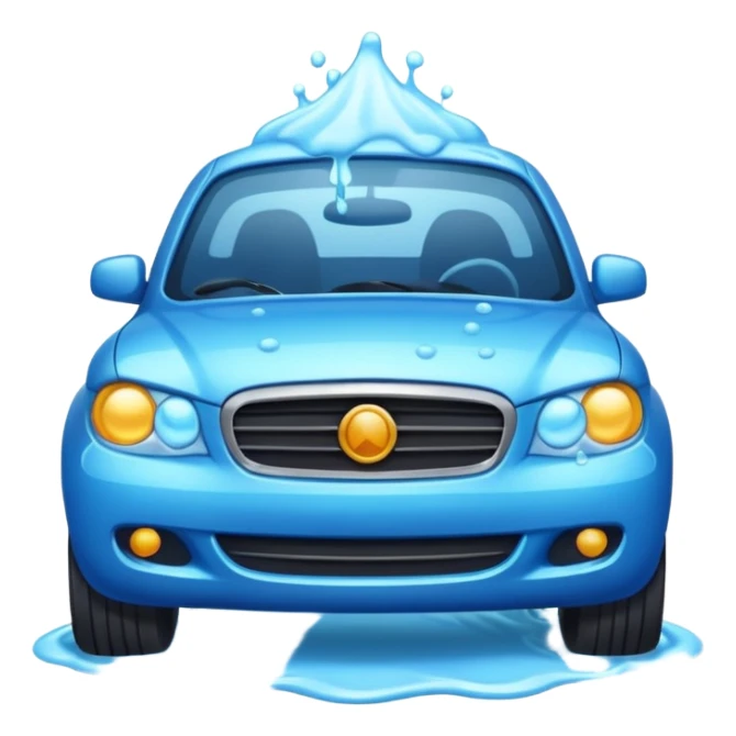 generate emoji for car wash icon sticker