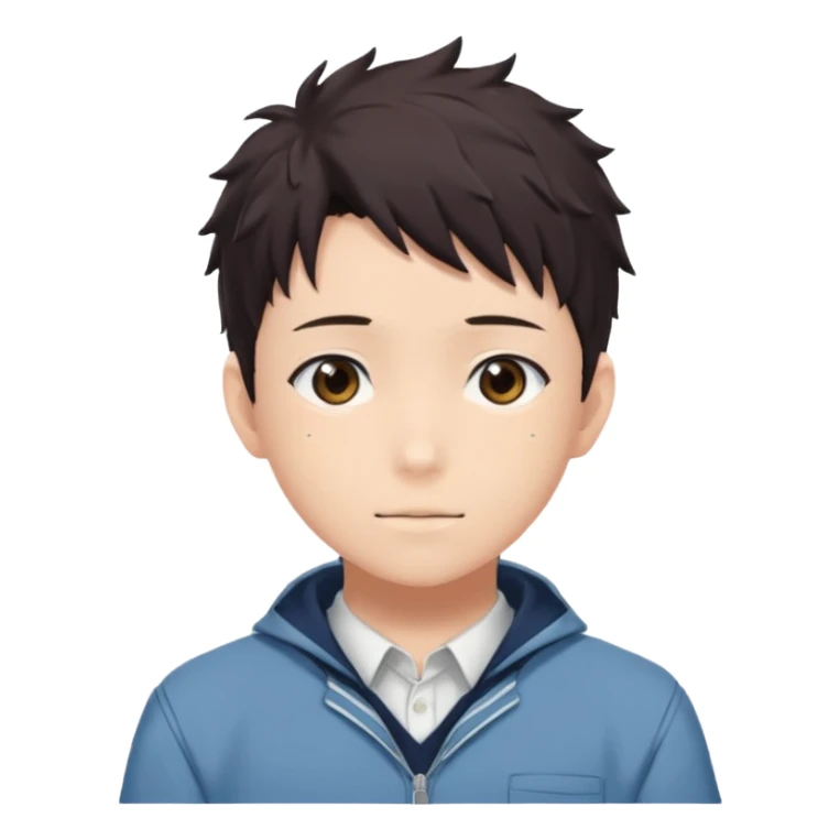 x from the movie “a silent voice” sticker