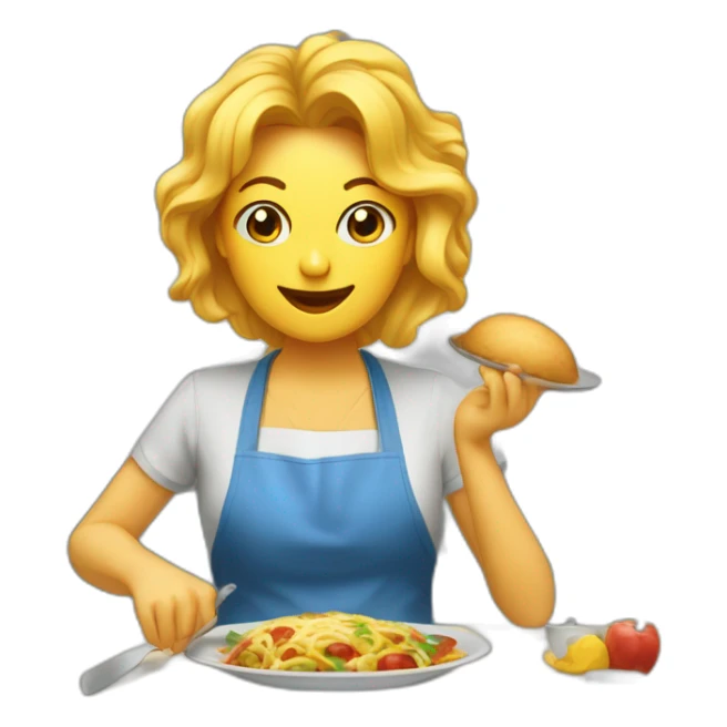 Maman qui galère a cuisiner sticker