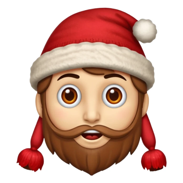 Crea un emoji de un tió de Nadal sticker