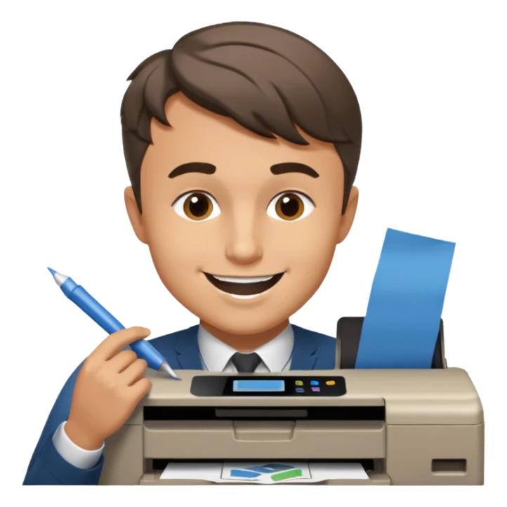 Charlie Kirk eating a printer sticker