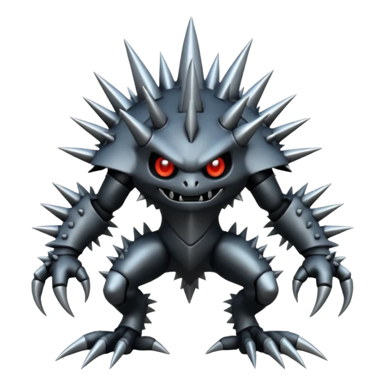 Bisharp-Fakémon-hybrid-creature (full body)  sticker