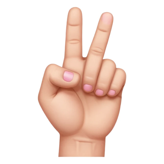 Closed fist with pinky finger sticking up sticker