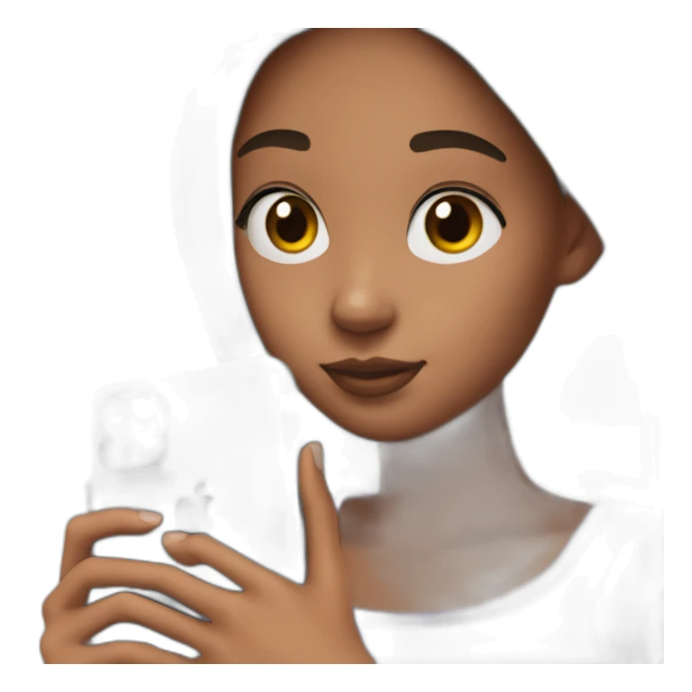 iphone 15 pro max with a girl  sticker