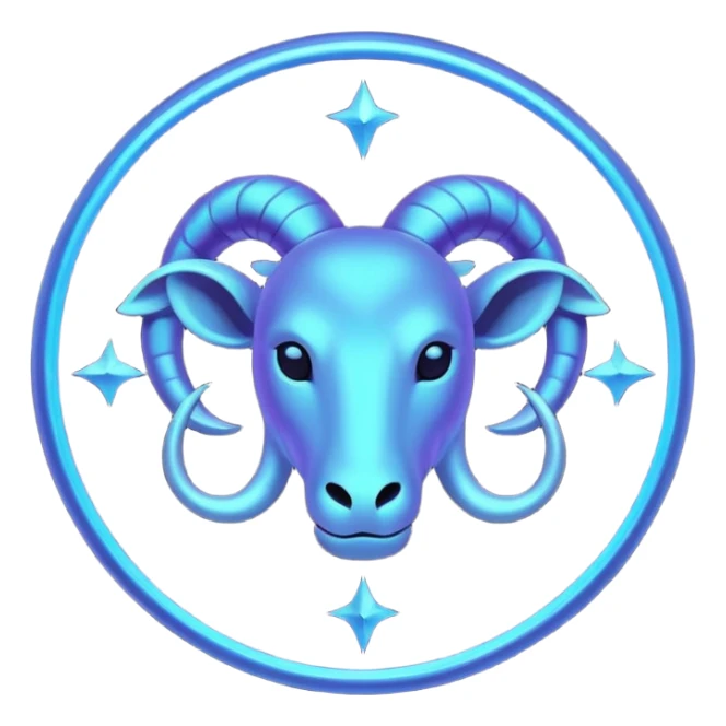 "A minimalistic glowing zodiac symbol ♓, centered on a dark cosmic background, symbol color #00d9ff, clean design, modern and luminous" sticker