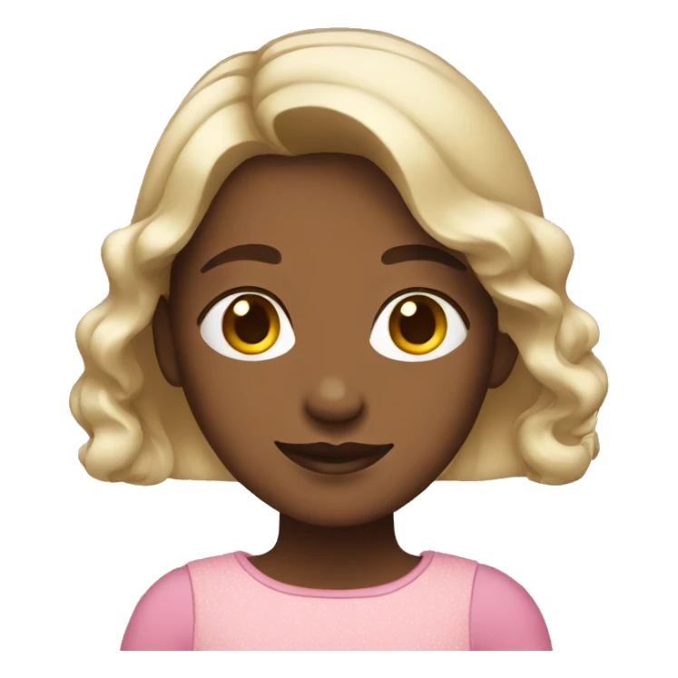 Girl wearing pink dress  sticker