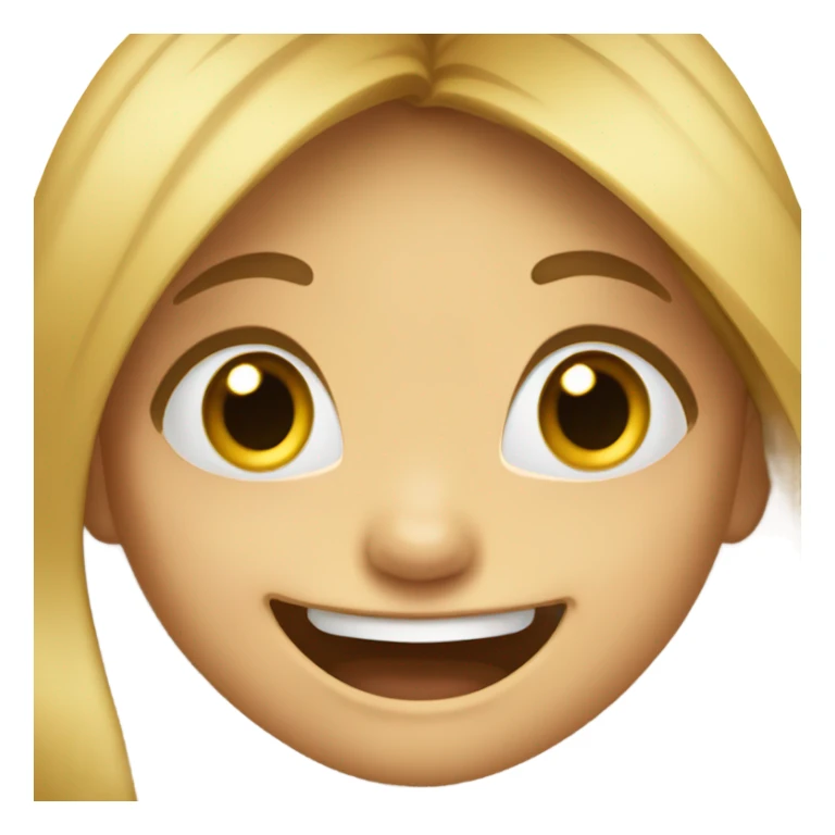 Girl laughing out lo sticker