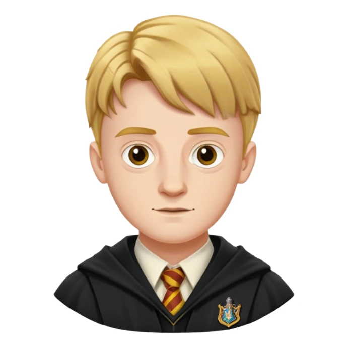 colin creevey in harry potter, wear hogwarts uniform sticker