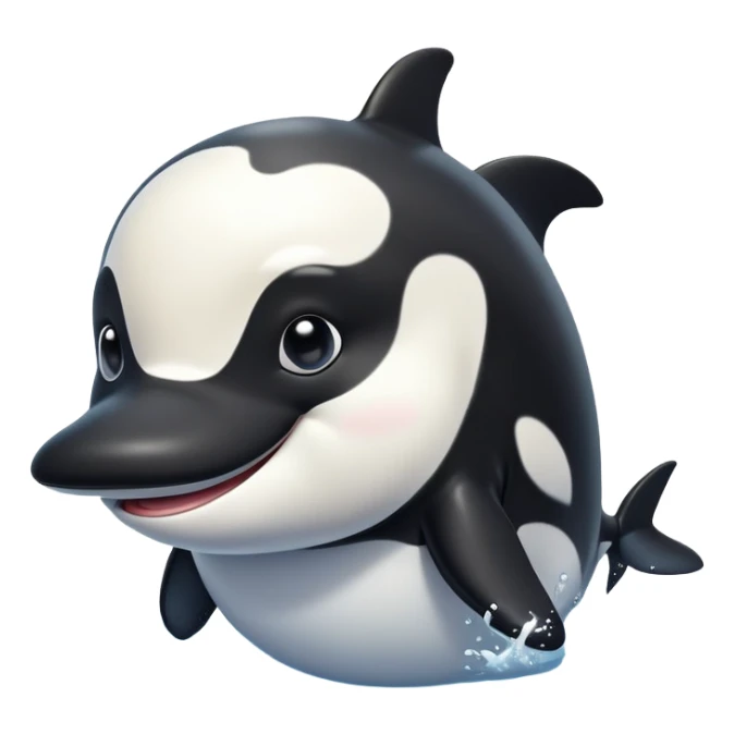 tubby dog orca sticker