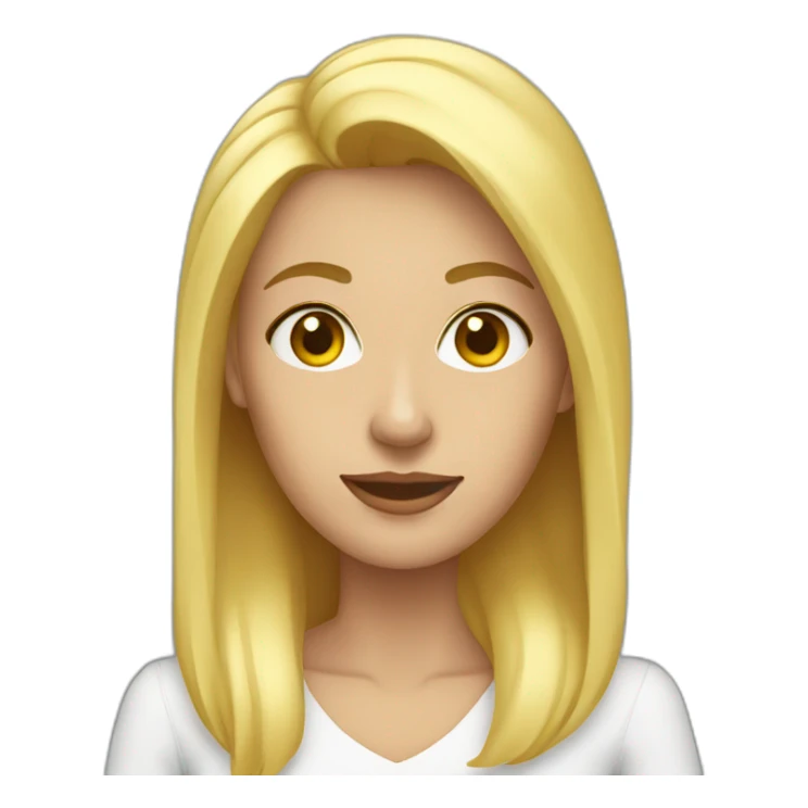 femme séduisante blonde sticker