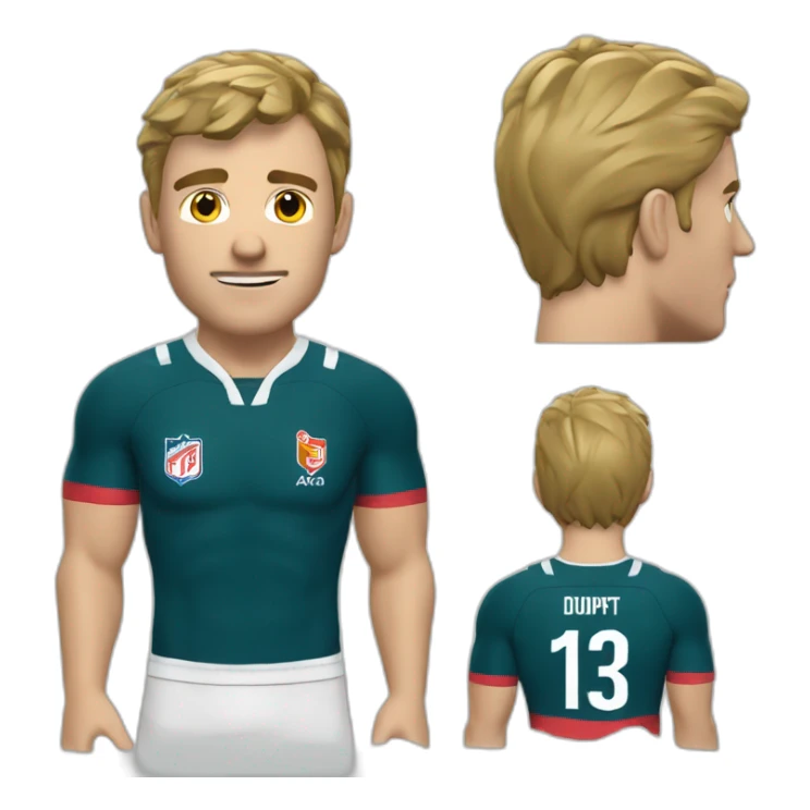 Antoine Dupont le rugbyman sticker