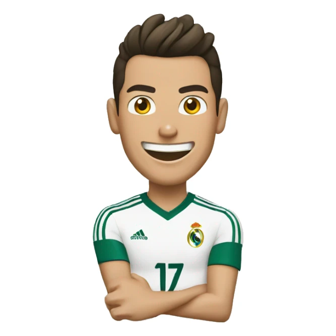 cristiano ronaldo celebrating his goal sticker