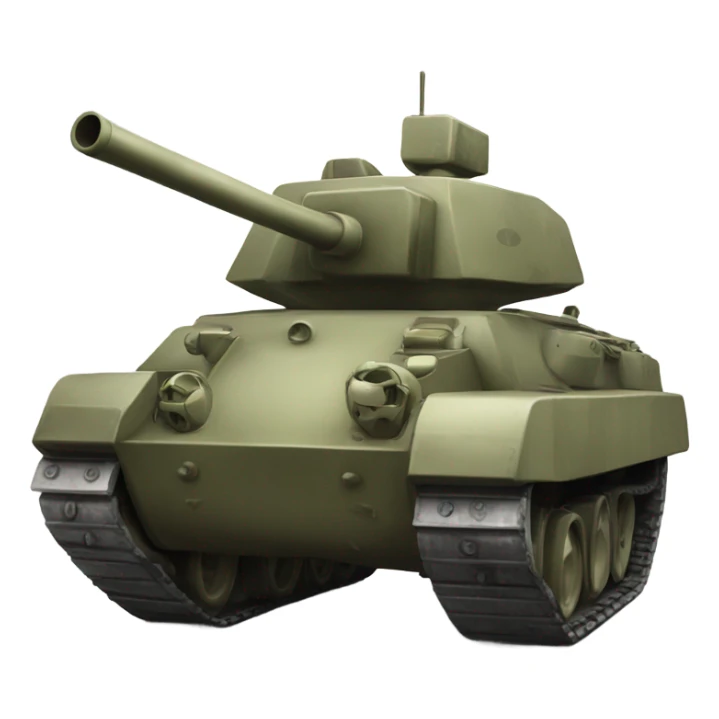 tank with car Kirby eyes sticker