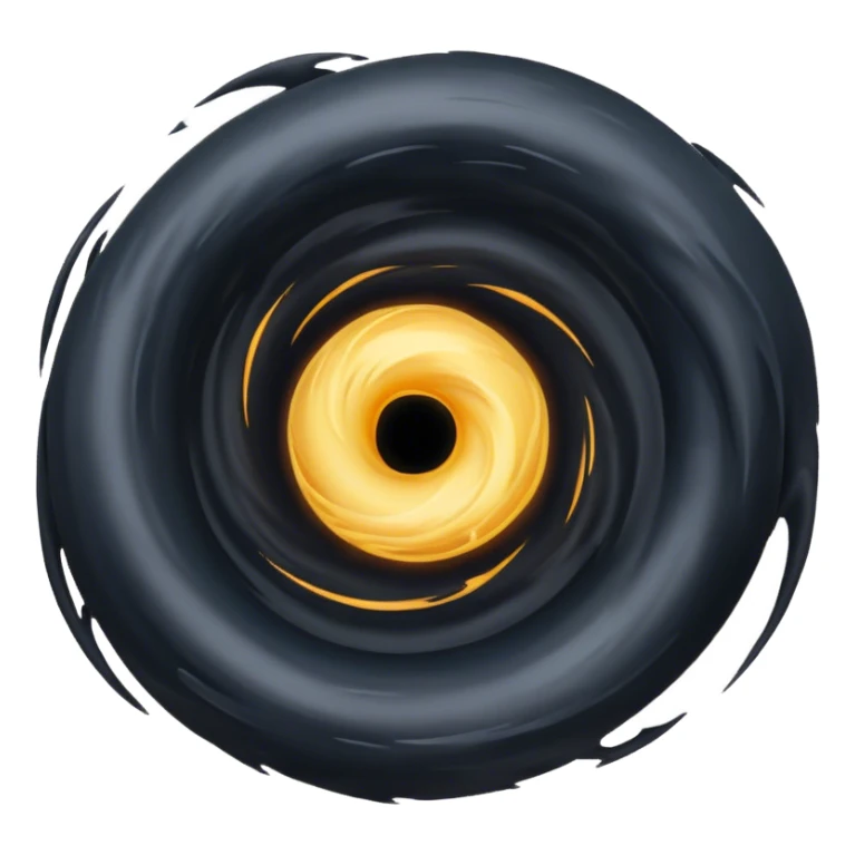 the darkest part of my black hole sticker