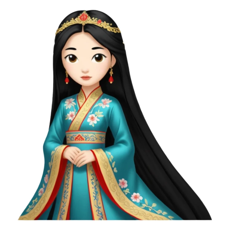 Original chinise princess  sticker