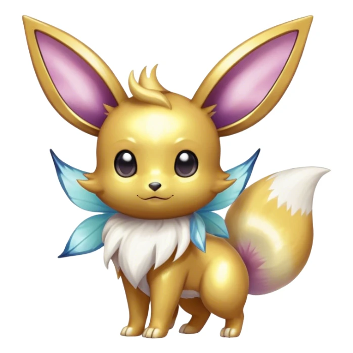 Shiny-Eeveelution-Cute-Fakemon-Fairy-Pokémon-fusion full body sticker
