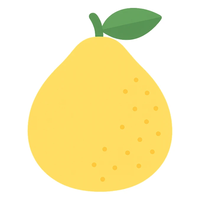pomelo fruit sticker