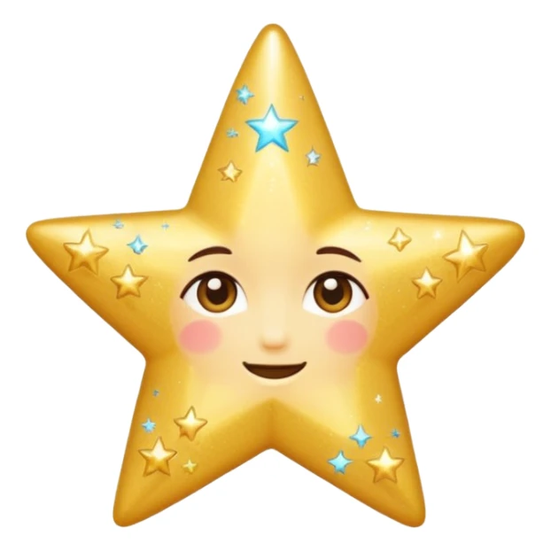 Can u make customize iMessage emoji of glittering and star pls.. something dreamy  sticker