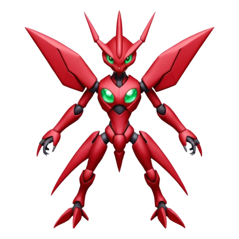 Inteleon-Scizor-Genesect-Bisharp-Pokémon-Fusion, full body sticker