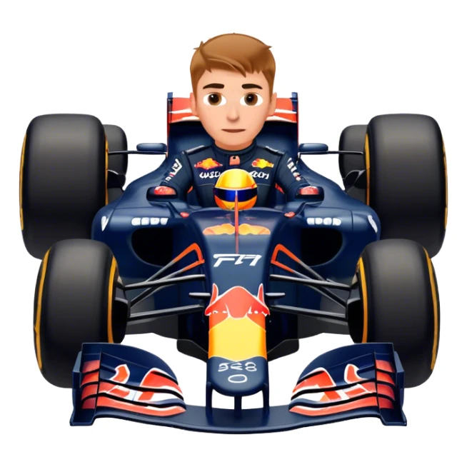 Max verstappen f1 car sticker