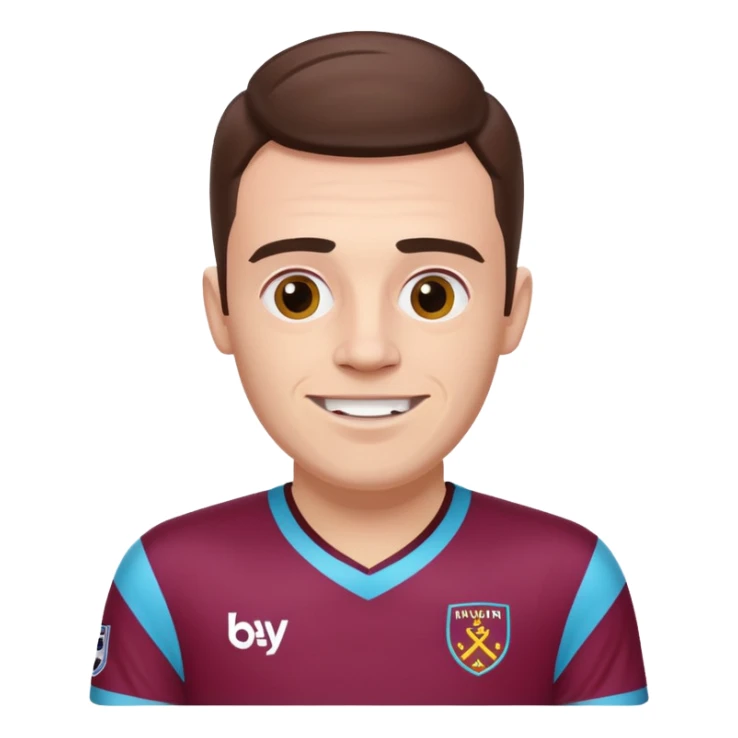 West Ham fan happy, replace sponsor name with BOYLE on their jersey sticker