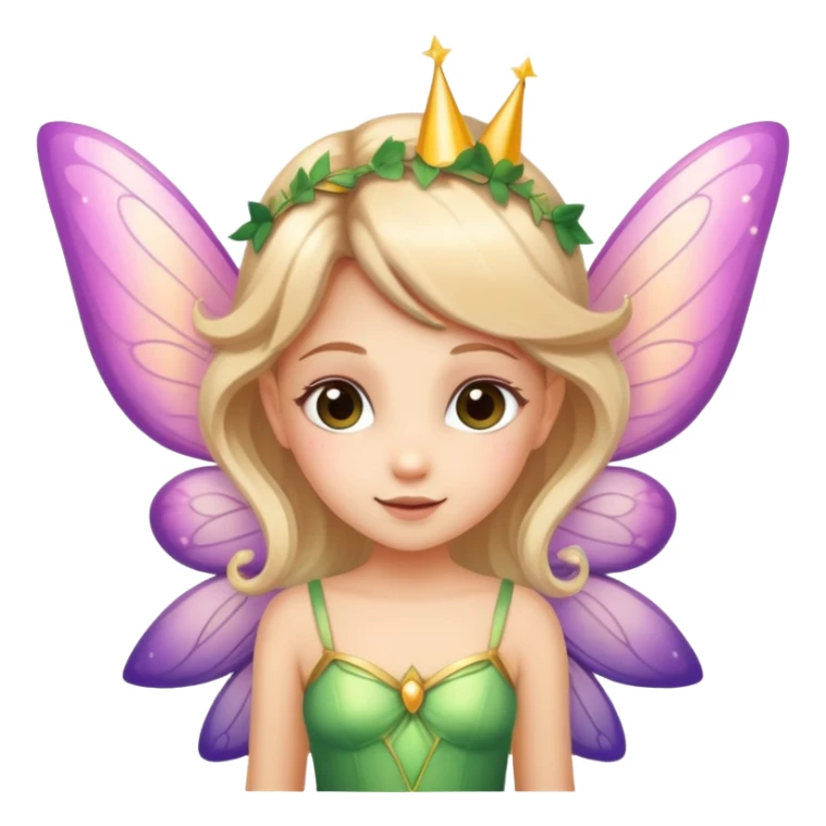 Birthday party fairy sticker