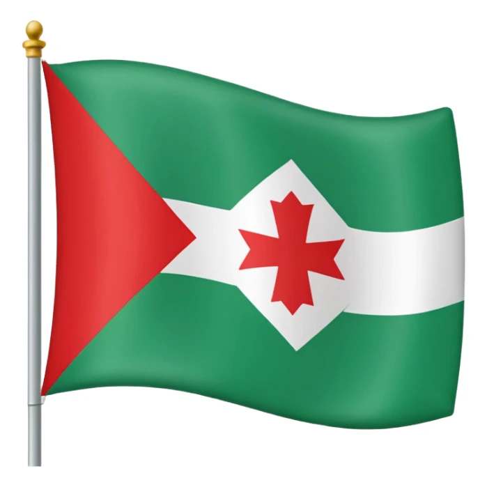 flag of Abkhazia emoji icon style sticker
