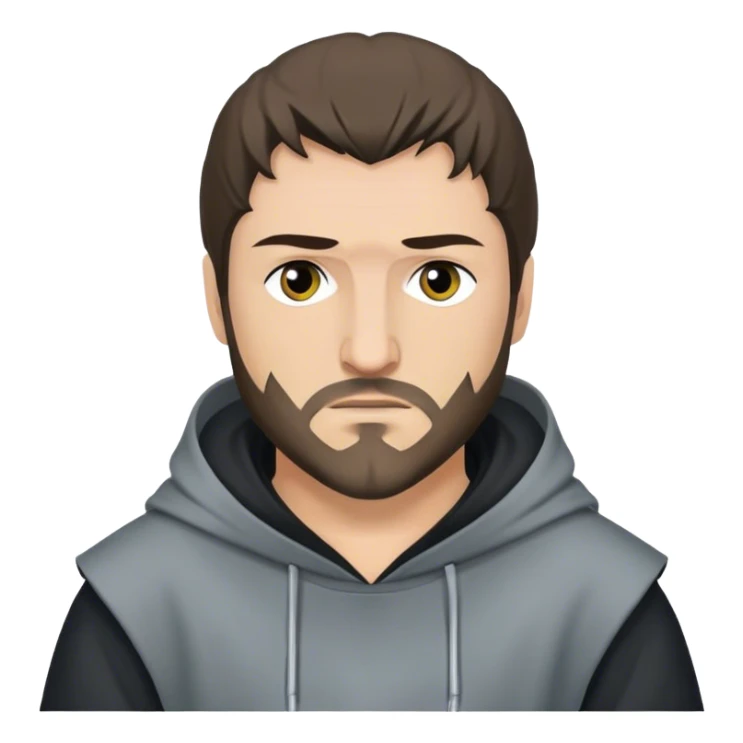 Lothar Frey from game of thrones, wear hooded sweatshirt sticker