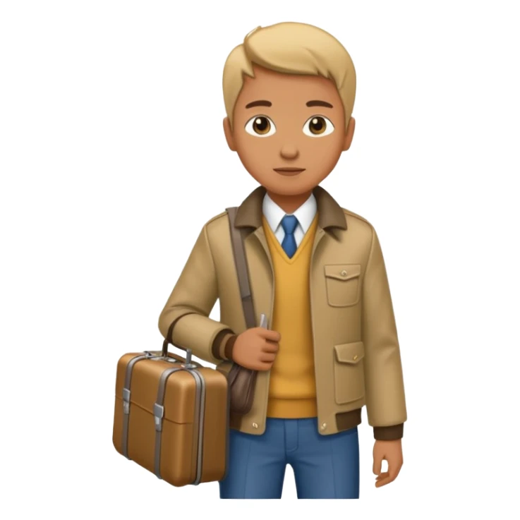 Rider with suitcase,Metro Riders, inside metro train, no transparent, with background,full image , negative transparent, positive background. sticker