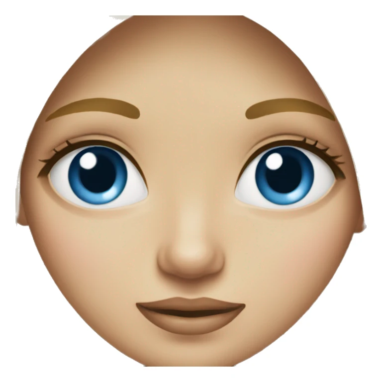 blonde blue eyed girl sticker