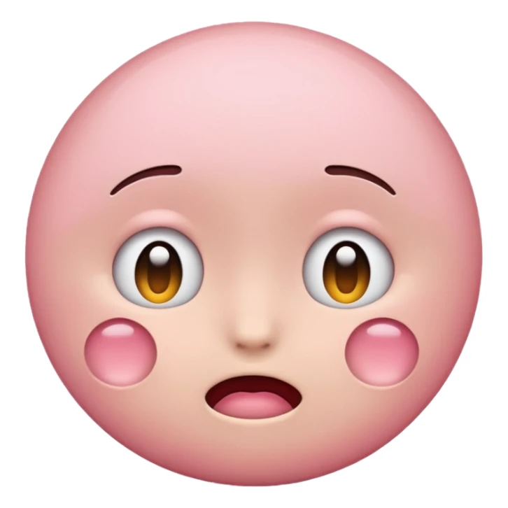 Shy emoji that just said smth risky sticker