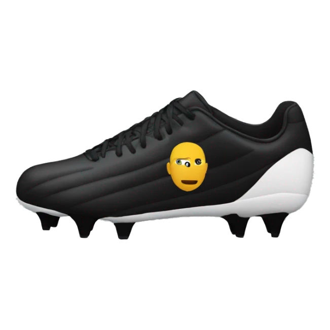 Black football boots  sticker
