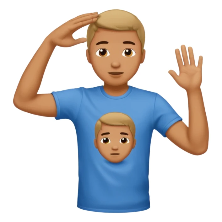 Un hombre haciendo el dab  sticker