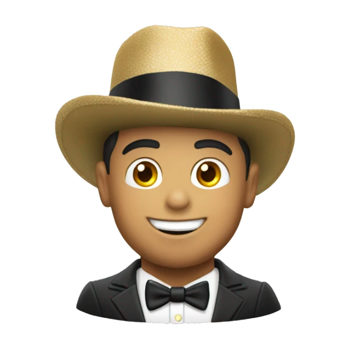  Cristiano Ronaldo with tophat sticker