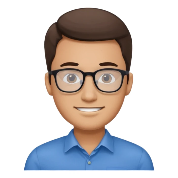 office worker man, make 2 variant, two of them are proper but have different characteristic sticker