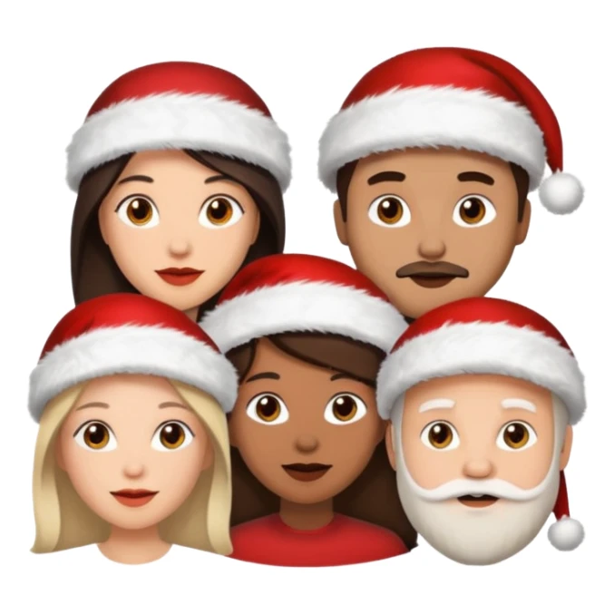 Family Christmas  3 woman’s 2 mana sticker