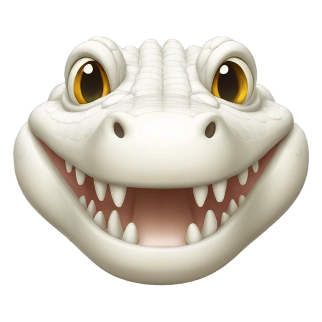 Albino crocodile sticker