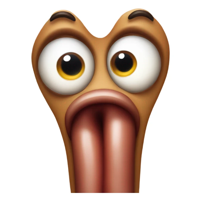 Scary sausage sticker