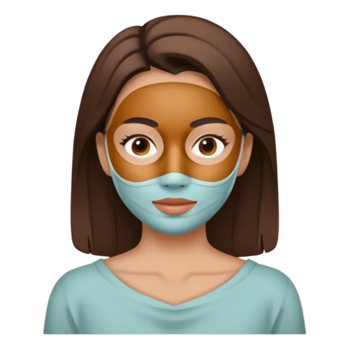 women beauty facial mugclay mask sticker