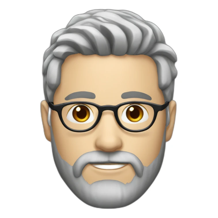 30-year-old-white-man-with-dark-and-silver-hair-and-dark-and-silver-and-dark-beard-and-dark-glasses-and-thin-nose sticker