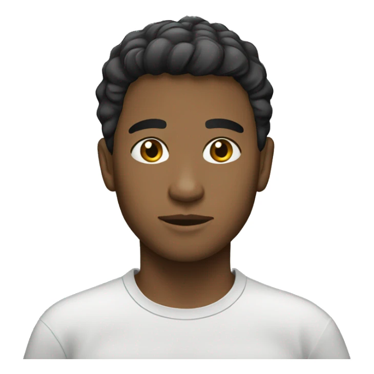 À boy colombian with short hair  sticker