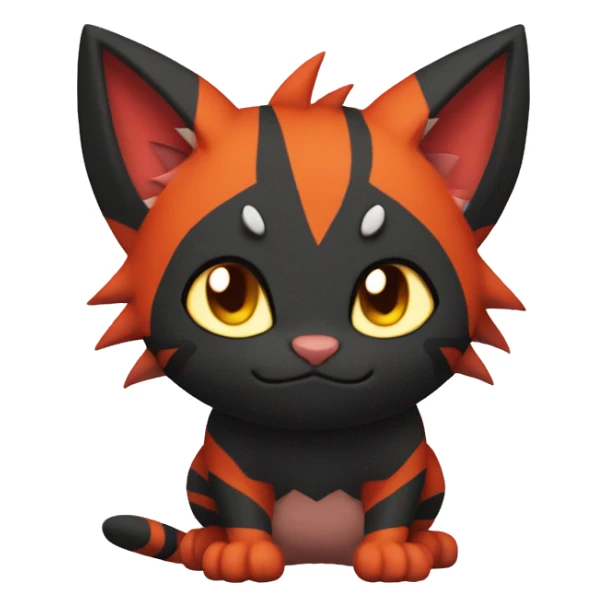 Litten Torracat Incineroar sticker