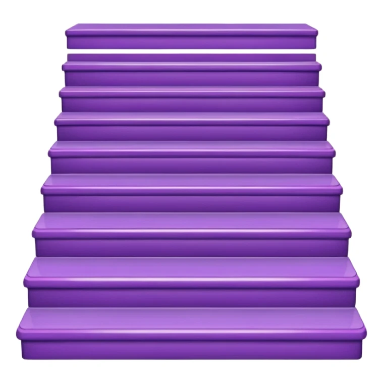 42-foot purple steps in floor map sticker