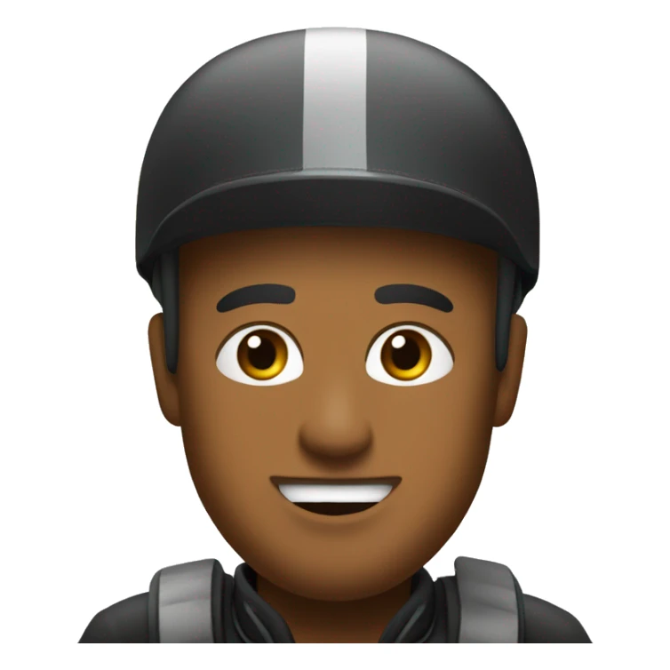 Livreur uber eat en moto sticker