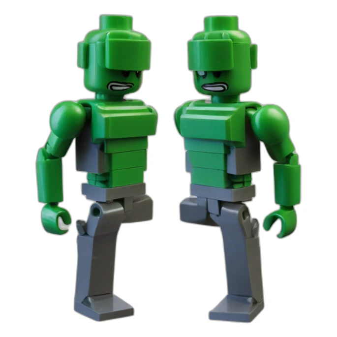Lego neo matrix full body fighting sticker
