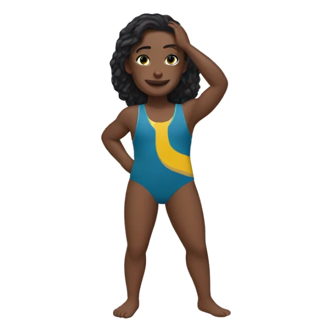 Kobe wear swimming suit sticker